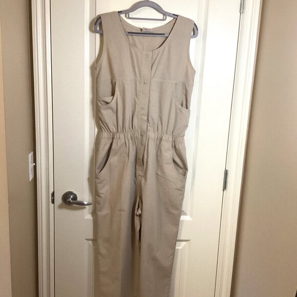 Lady Foot Locker Women's Romper Jumpsuit Size M Long Wide Straight L - Picture 1 of 8